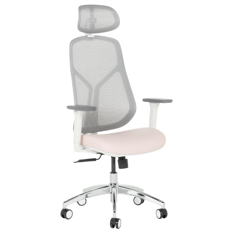 ergonomichen-stol-carmen-7901-w-eko-koja-siv-rozov