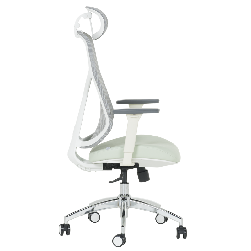 ergonomichen-stol-carmen-7901-w-eko-koja-siv-svetlozelen3